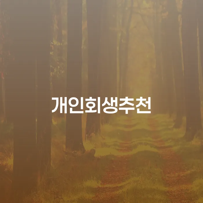 개인회생신청절차 추심 대응법 살펴보세요