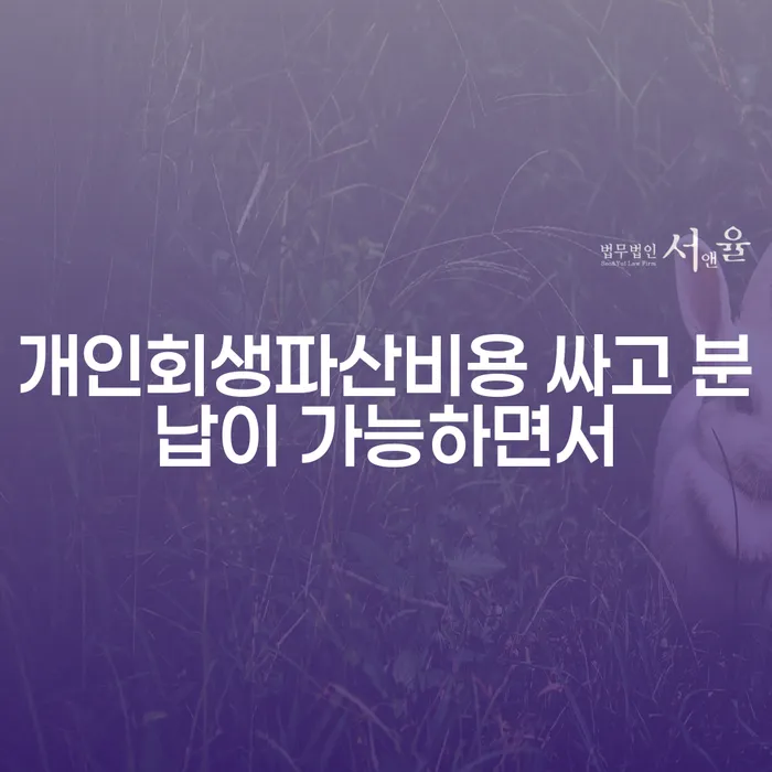 개인회생파산면책 신용회복 추전하는 사무소