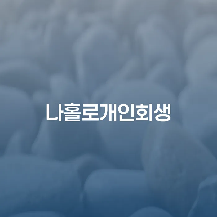 파산신청 빚청산 최신정보