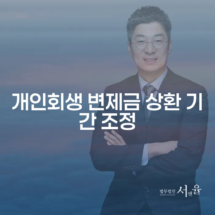 개인회생 변제금 상환 기간 조정, 어떻게 할 수 있을까요?