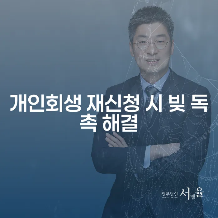 개인회생 재신청 시 빚 독촉, 어떻게 해결할 수 있을까요?