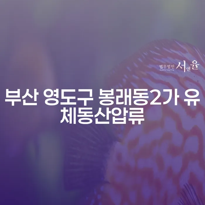 부산 영도구 봉래동2가 유체동산압류와 카드값 문제, 어떻게 해결할 수 있을까요?